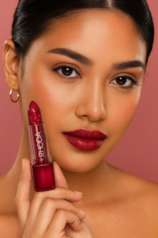 Hilary Rhoda Colour Gel Lipstick | Super Hydrating | Soft Formulation for Delicate Lips | Semi_Glossy Finish | PH Colour-Changing & Highly Pigmented Lipstick | 3.6g (Shade-3 )