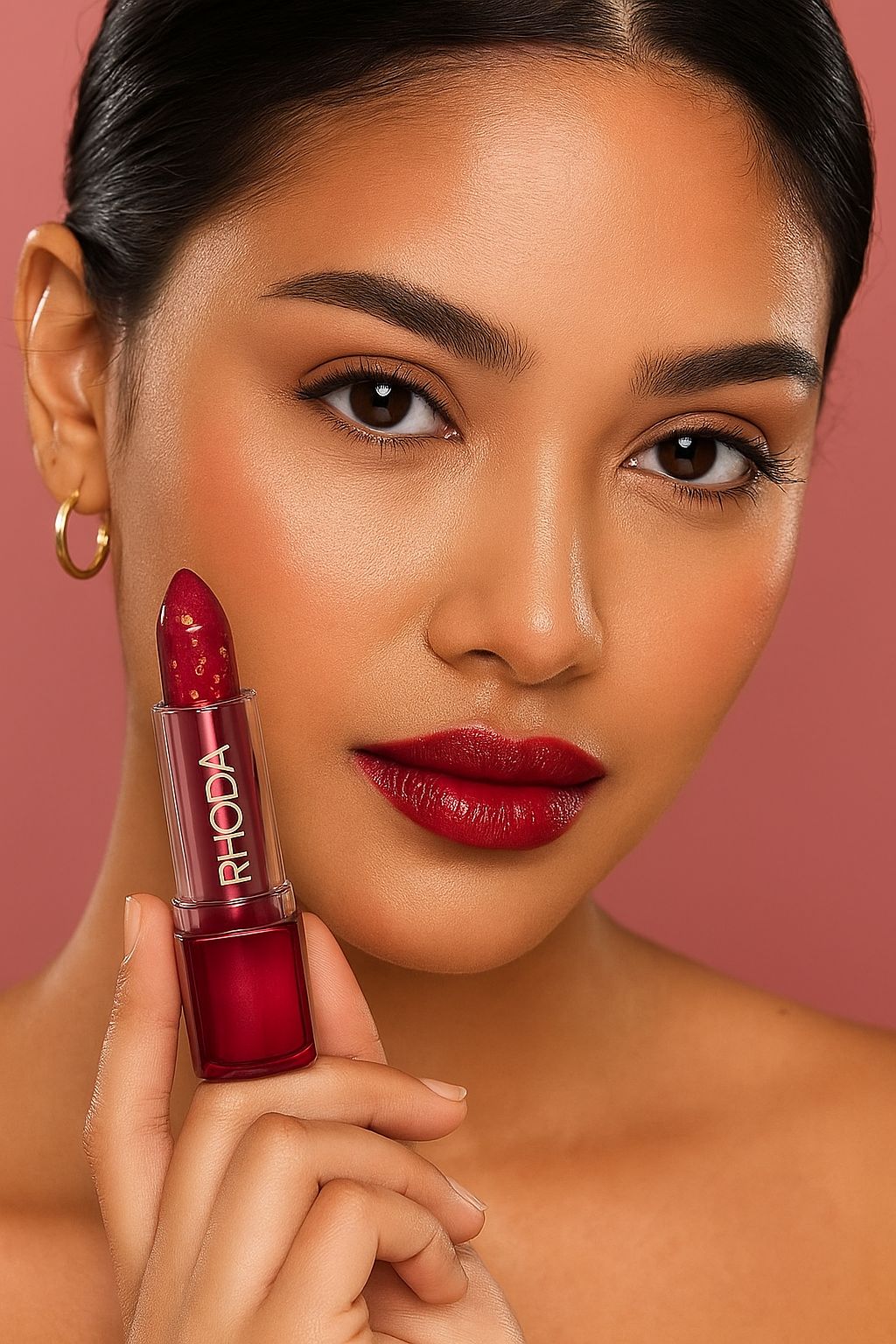 Hilary Rhoda Colour Gel Lipstick | Super Hydrating | Soft Formulation for Delicate Lips | Semi_Glossy Finish | PH Colour-Changing & Highly Pigmented Lipstick | 3.6g (Shade-3 )